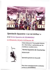 Spectacle équestre autour du roi Arthur à Coumariau
