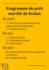 Le Petit Marché de Soulan : convivialité, musique et rencontres...