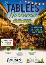 Les Tablées nocturnes reviennent à Moulis pour trois soirées...