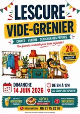 Lescure : un vide-grenier convivial organisé le 14 juin 2026
