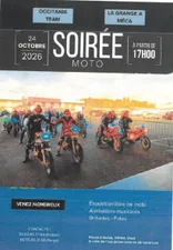 Oust : une soirée moto organisée le 24 octobre à la Grange à Méca