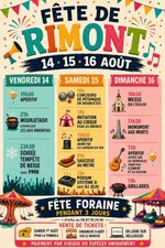 Rimont en fête : trois jours d’animations du 14 au 16 août
