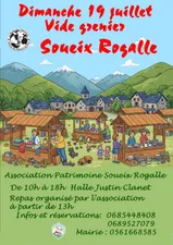 Soueix-Rogalle : Vide-greniers le 19 juillet