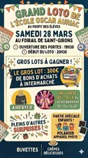 Grand loto de l’école Oscar Auriac : une soirée conviviale au...
