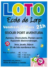 Grand loto de l’école de Lorp : une soirée conviviale et riche en lots