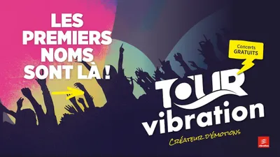 Tour Vibration 2026 : les premiers artistes dévoilés