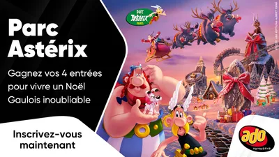 Parc Astérix : gagnez vos 4 entrées pour vivre un Noël Gaulois...