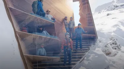 Dans les Alpes, une incroyable cabane en verre offrira un refuge...