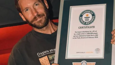 Calvin Harris bat un record au Brésil