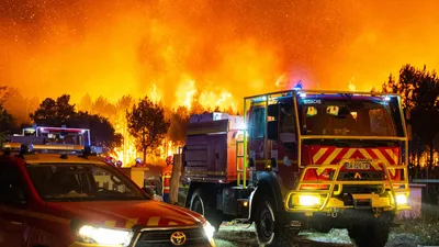 Incendie en Gironde : la presqu'île de Lège-Cap-Ferret évacuée, du...