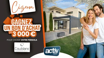 Gagnez un bon d’achat de 3 000€ pour choisir votre pergola avec...