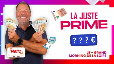 La Juste Prime ! Gagnez chaque matin à 8h25 entre 100€ et 600€ sur...