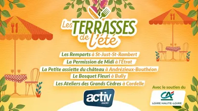 Les terrasses de l'été 2026