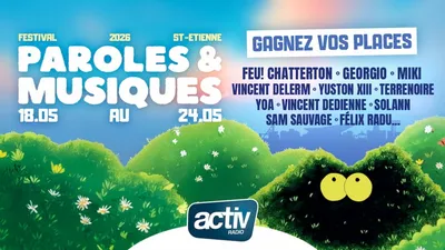 Gagnez vos places pour le festival Paroles et musiques !