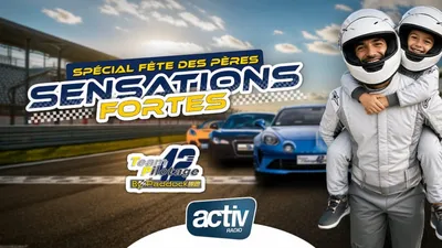 Spécial fête des pères -  Sensations Fortes avec Paddock 42