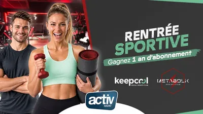 Rentrée sportive - Gagnez 1 an d'abonnement  !
