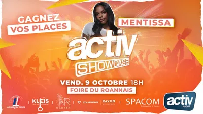 Mentissa en showcase privé ACTIV au Scarabée de Roanne ! 