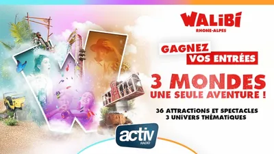Gagnez vos entrées pour Walibi !