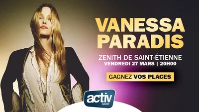 Gagnez vos places pour le concert de Vanessa Paradis !