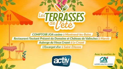 Les terrasses de l'été 2026