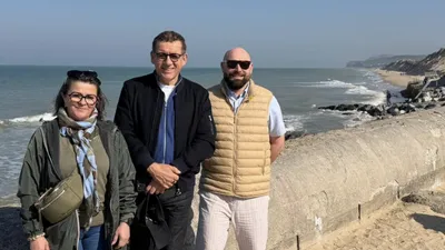 Dany Boon en repérage à Wissant ce jeudi 