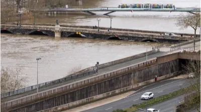 Angers. La crue impacte la circulation sur les voies sur berges et...