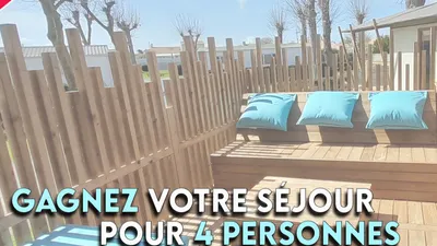 Gagnez votre séjour en Cabane Lodge Premium au Flower Camping "Le...