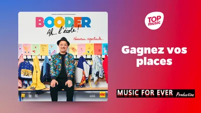 Gagnez vos places pour le spectacle de BOODER