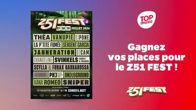 Gagnez vos places pour la seconde édition du Z51 FEST !