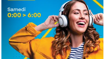 Samedi | Musique non-stop | 00h à 06h