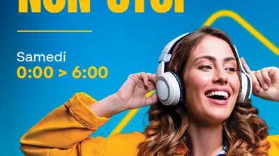 Samedi / 0:00 > 6:00 / Musique non-stop