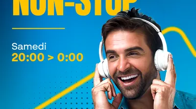 Samedi / 20:00 > 0:00 / Musique non-stop