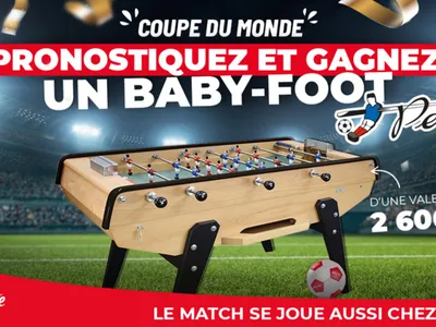 Gagnez un baby-foot Petiot d'une valeur de 2 600 € !