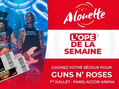 Guns N' Roses en concert à Paris : Alouette vous invite !