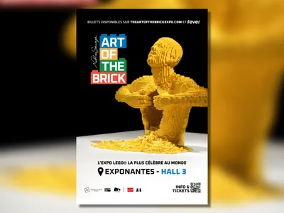 Gagnez vos entrées pour l'exposition "The Art of the Brick" à Nantes