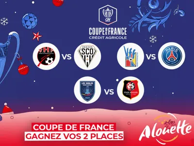 Coupe de France : gagnez vos places pour les matchs VHF/Angers SCO,...