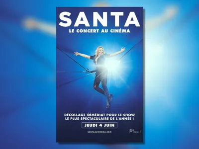 Gagnez vos places pour le concert de Santa au cinéma, à Angers !