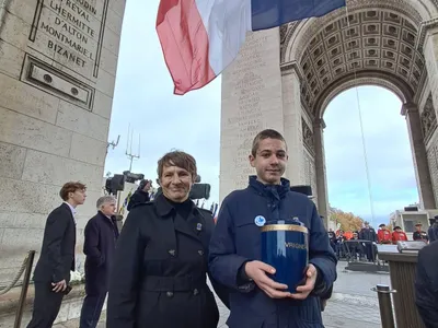 Un collégien ardennais présent à la cérémonie du 11 Novembre à Paris