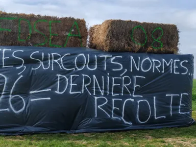 Taxes, hausse des prix...Des agriculteurs se sont mobilisés le long...