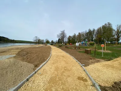 Des aménagements en cours au lac de Bairon pour cet été
