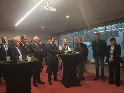 Un ministre dans la forêt des Ardennes