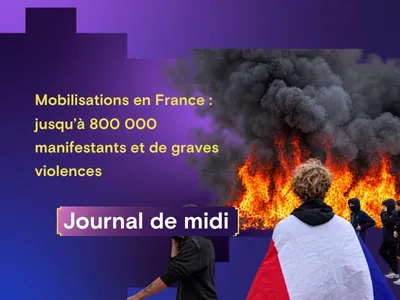 Mobilisations en France : jusqu’à 800 000 manifestants et de graves...