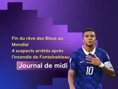 Fin du rêve des Bleus au Mondial; quatre suspects arrêtés après...