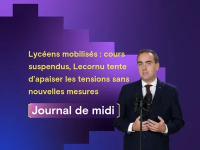 Lycéens mobilisés : cours suspendus, Lecornu tente d’apaiser les...