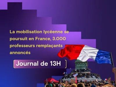 La mobilisation lycéenne se poursuit en France, 3.000 professeurs...