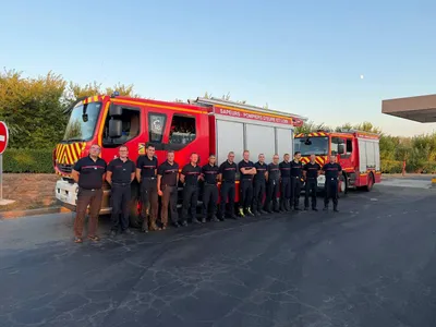 Incendie : des pompiers d'Eure-et-Loir en Gironde