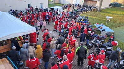 La Balade des Pères Noël Motards ce dimanche