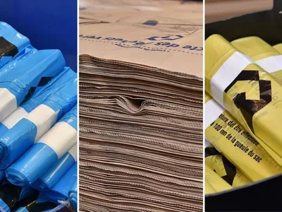 Pensez à récupérer vos sacs pour le tri des déchets à Chartres...