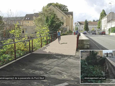 Une passerelle piéton en projet à Chartres