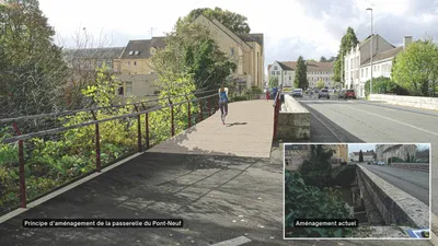 Une passerelle piéton en projet à Chartres